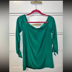 Amanda Uprichard Green Satin Dress